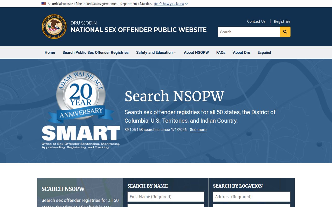 Warren County sex offender check on the National Sex Offender Public Website